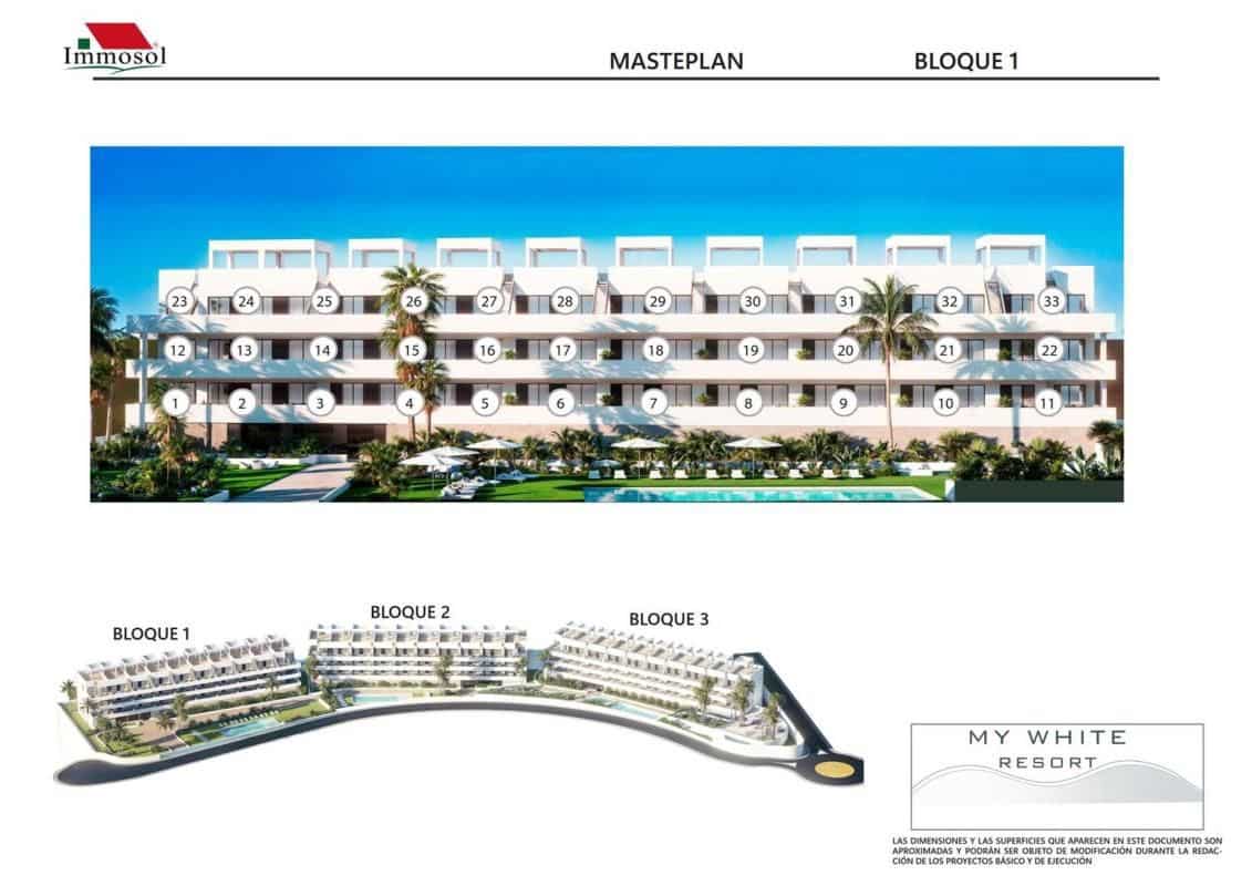 2 sovrum Lägenhet till salu i Finestrat med pool - 342 900 € (Ref: 9965478)