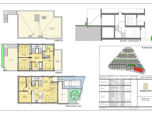 Bungalow de 3 habitaciones en Monforte del Cid en venta con piscina - 365.000 € (Ref: 9980512)