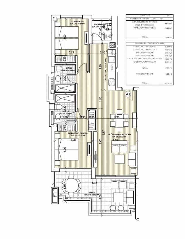 2 soverom Leilighet til salgs i Los Dolses - € 279 900 (Ref: 9987033)
