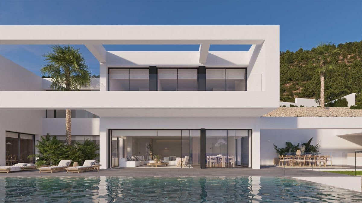4 makuuhuone Huvila myytävänä paikassa Calpe / Calp mukana uima-altaan - 3 410 000 € (Ref: 9992057)