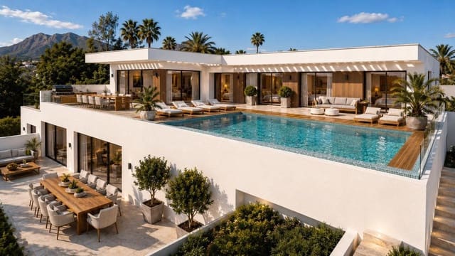4 chambre Villa/Maison à vendre à Doña Julia Golf, Casares avec piscine - 1 895 000 € (Ref: 9992190)