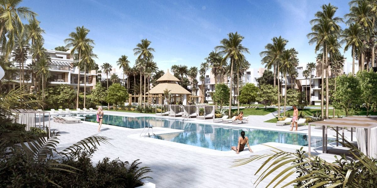 3 soveværelse Lejlighed til salg i New Golden Mile med swimmingpool - € 965.000 (Ref: 9992257)