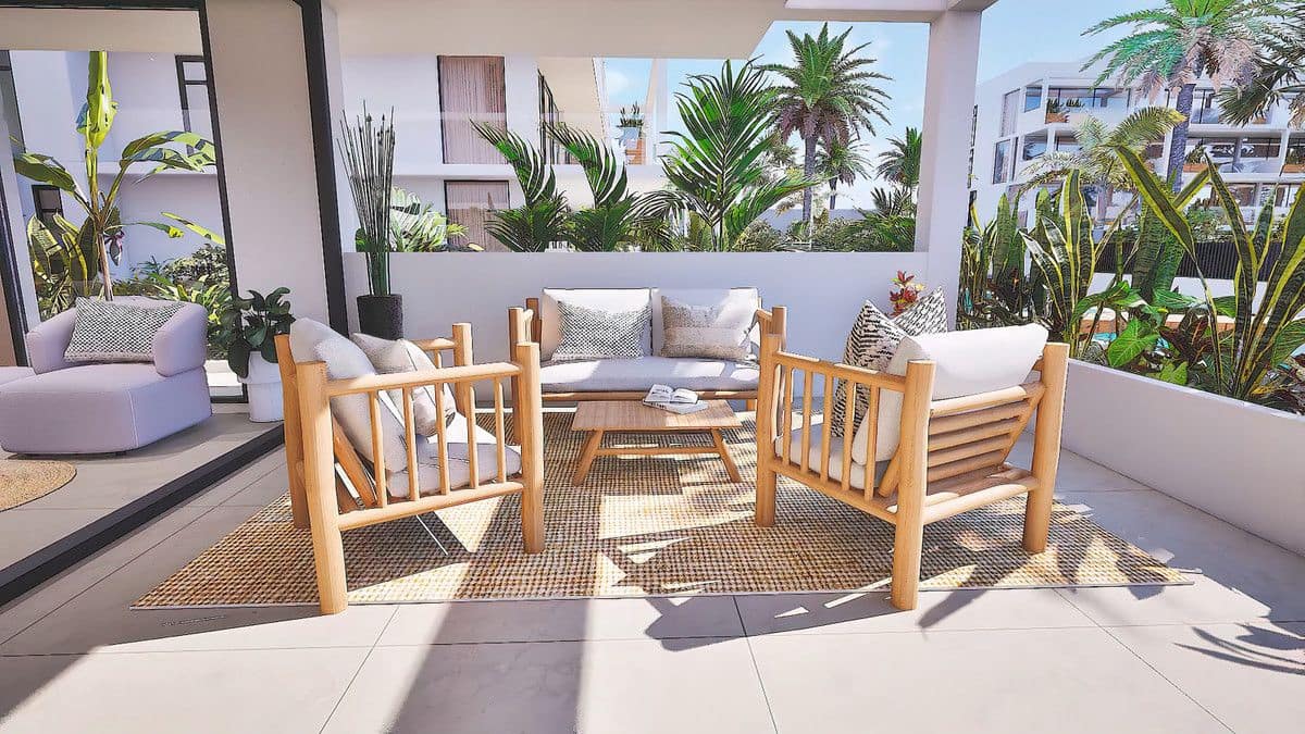 2 sypialnia Apartament na sprzedaż w Islas Menores z basenem - 280 000 € (Ref: 9992314)