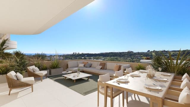 2 Zimmer Apartment zu verkaufen in Cancelada, Estepona mit Pool - 492.000 € (Ref: 9992447)