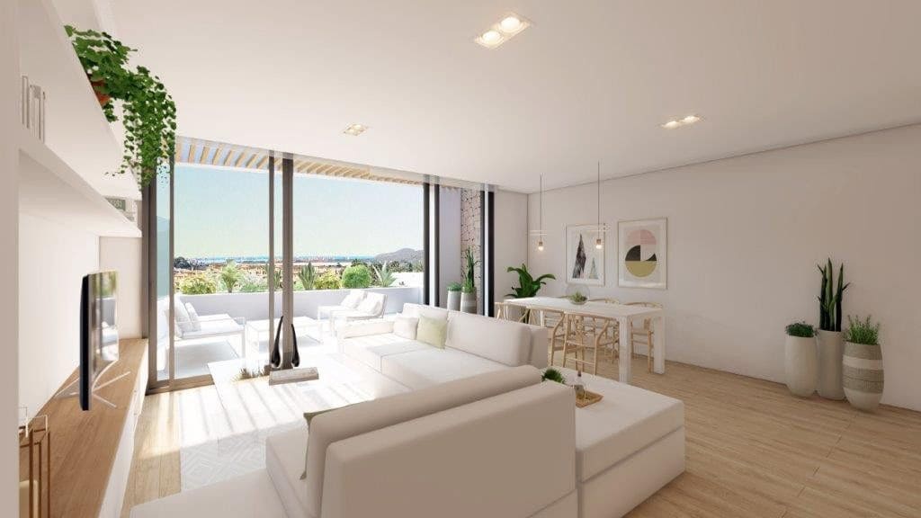 3 soveværelse Lejlighed til salg i La Manga Club med swimmingpool - € 450.000 (Ref: 9992618)