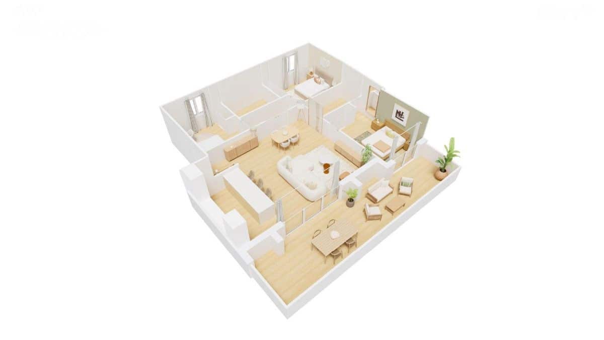 3 quarto Apartamento para venda em Ojen - 315 900 € (Ref: 9992658)