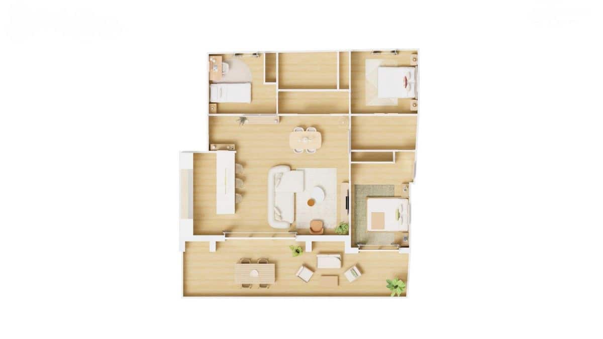 3 quarto Apartamento para venda em Ojen - 315 900 € (Ref: 9992658)