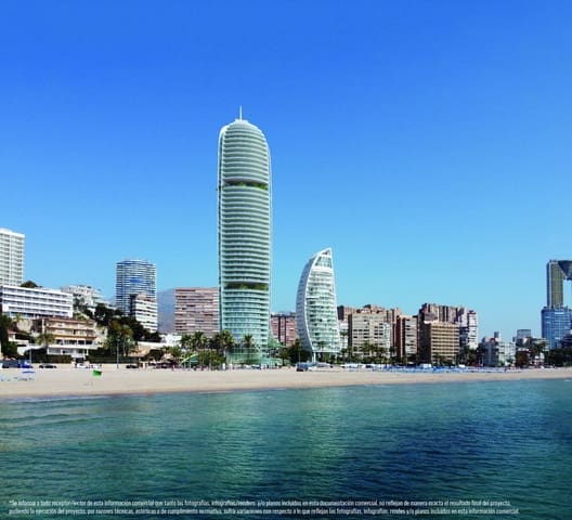 2 Zimmer Apartment zu verkaufen in Benidorm mit Pool - 1.058.000 € (Ref: 9992688)
