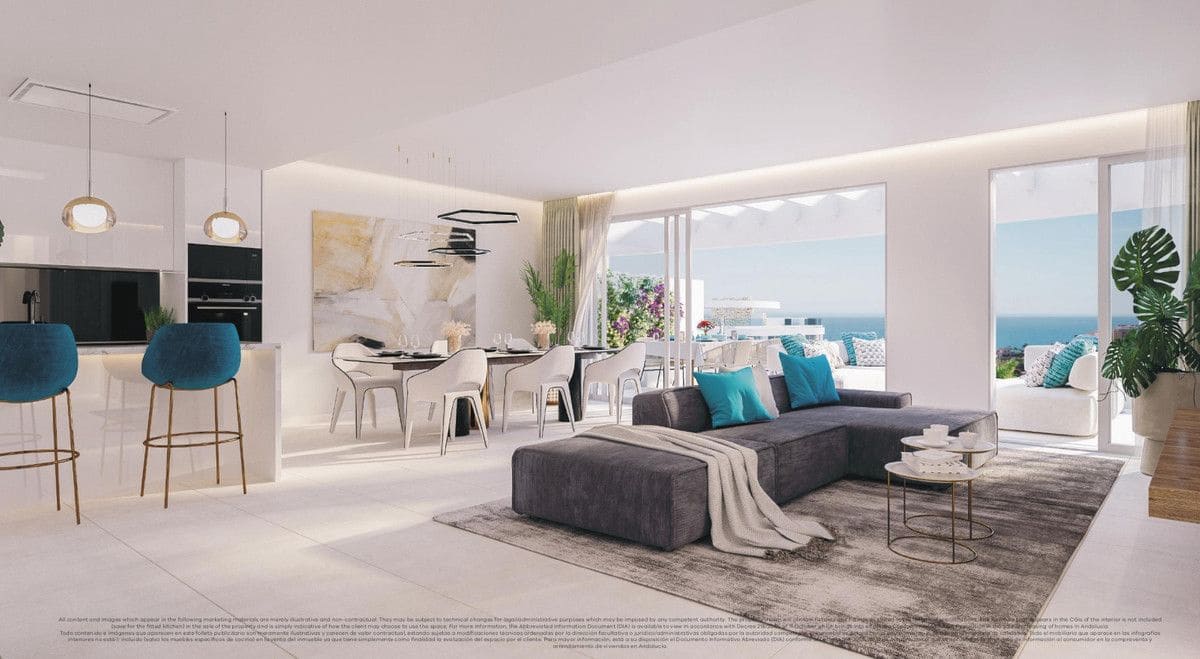 Apartamento de 3 habitaciones en La Cala de Mijas en venta con piscina - 1.350.000 € (Ref: 9992707)