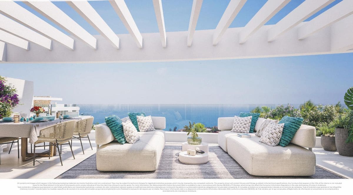 Apartamento de 3 habitaciones en La Cala de Mijas en venta con piscina - 1.350.000 € (Ref: 9992707)