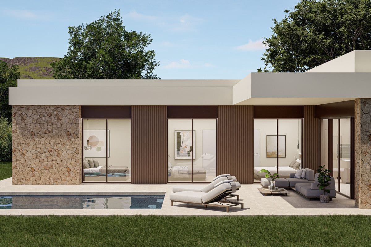 3 Zimmer Villa zu verkaufen in Aspe mit Pool - 417.000 € (Ref: 9992721)