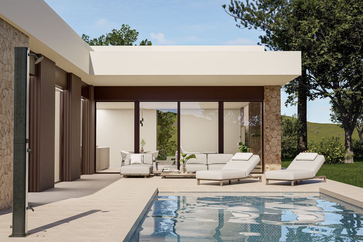 3 Zimmer Villa zu verkaufen in Aspe mit Pool - 417.000 € (Ref: 9992721)