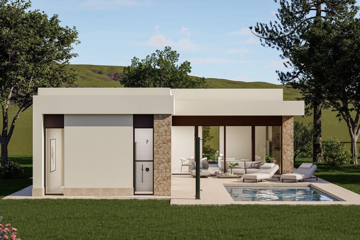 3 Zimmer Villa zu verkaufen in Aspe mit Pool - 417.000 € (Ref: 9992721)