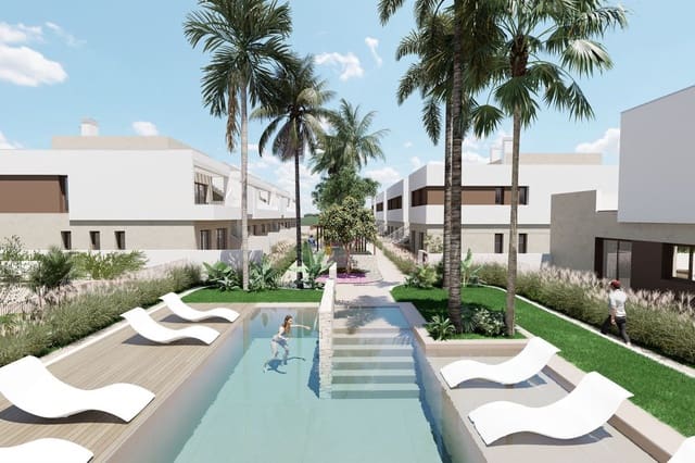 Chalet de 3 habitaciones en Los Alcázares en venta con piscina - 459.000 € (Ref: 9992859)
