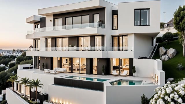 5 soveværelse Villa til salg i La Cala Golf - Lagar Martell, Mijas med swimmingpool - € 3.685.000 (Ref: 9992906)