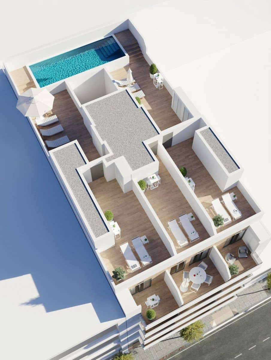 3 Zimmer Apartment zu verkaufen in Torrevieja mit Pool - 286.000 € (Ref: 9993104)