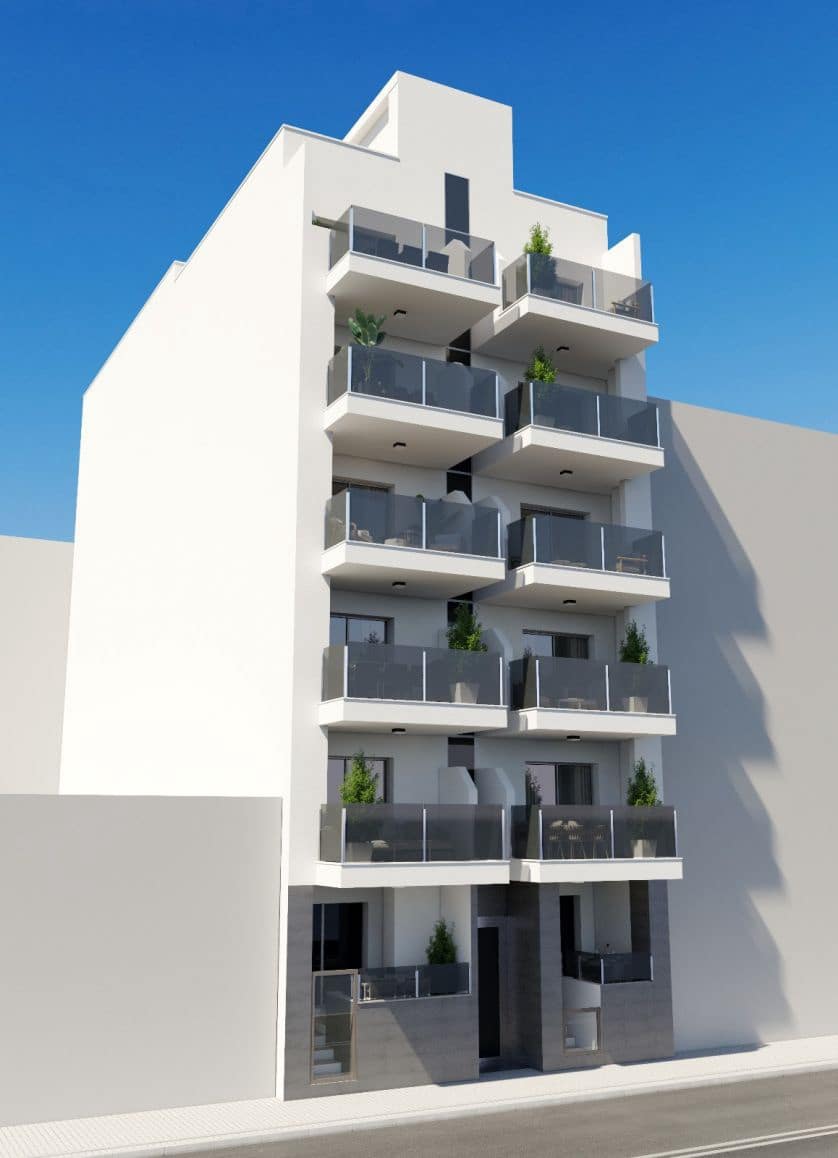 3 makuuhuone Huoneisto myytävänä paikassa Torrevieja mukana uima-altaan - 279 000 € (Ref: 9993106)