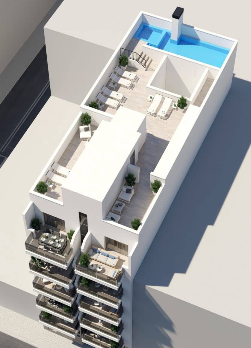 3 makuuhuone Huoneisto myytävänä paikassa Torrevieja mukana uima-altaan - 279 000 € (Ref: 9993106)