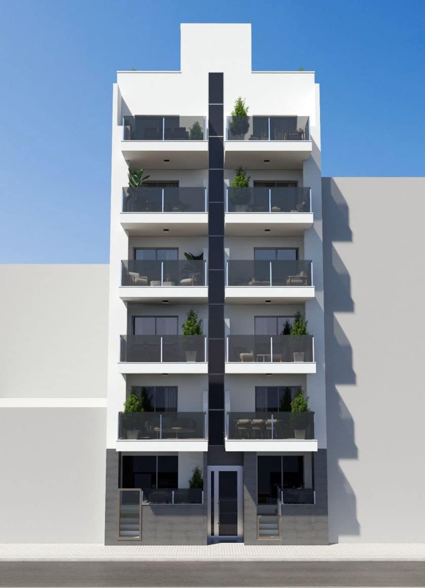 3 makuuhuone Huoneisto myytävänä paikassa Torrevieja mukana uima-altaan - 279 000 € (Ref: 9993106)