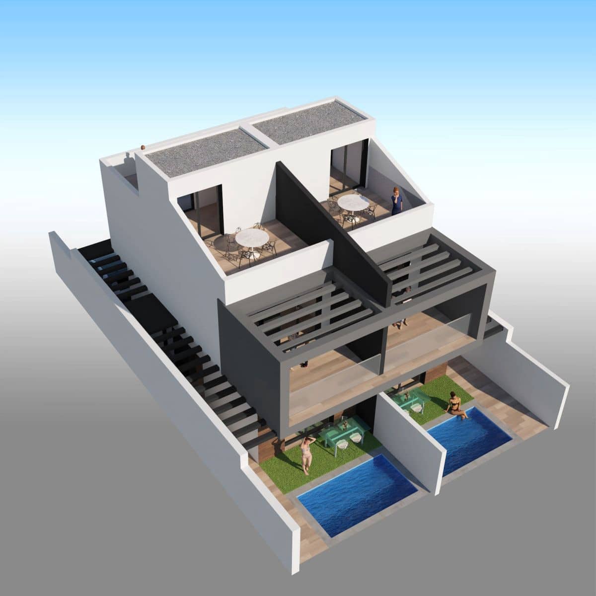 3 quarto Moradia para venda em Santiago de la Ribera com piscina - 400 000 € (Ref: 9993167)