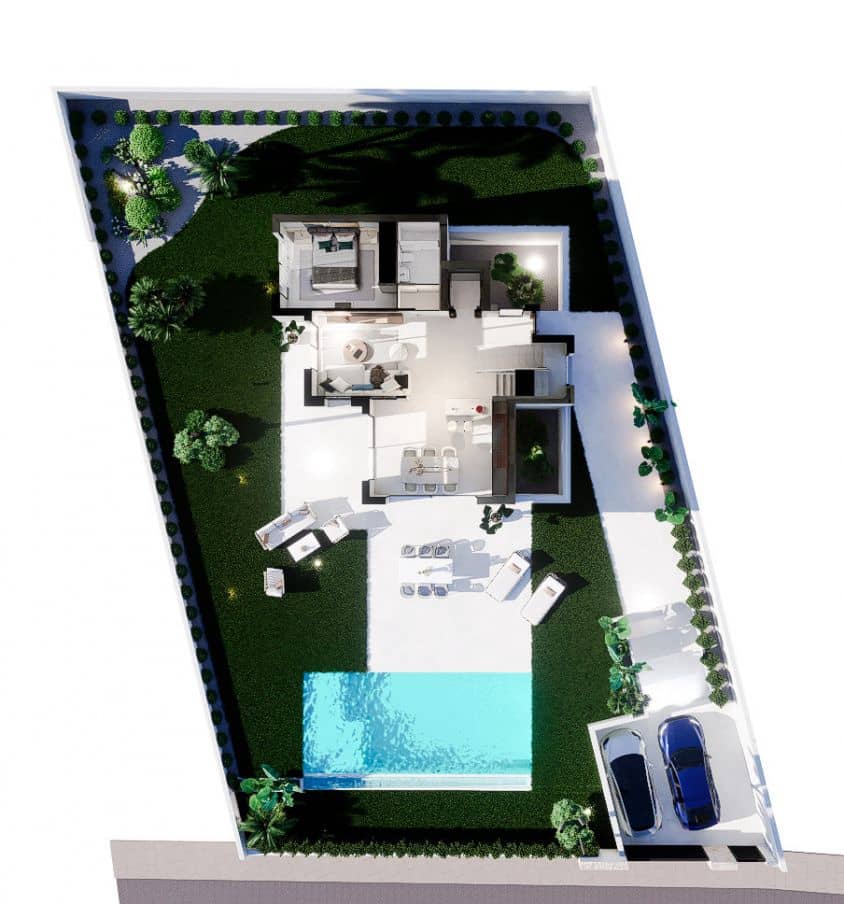 3 sypialnia Willa na sprzedaż w La Villajoyosa / Vila Joiosa z basenem - 699 900 € (Ref: 9993192)