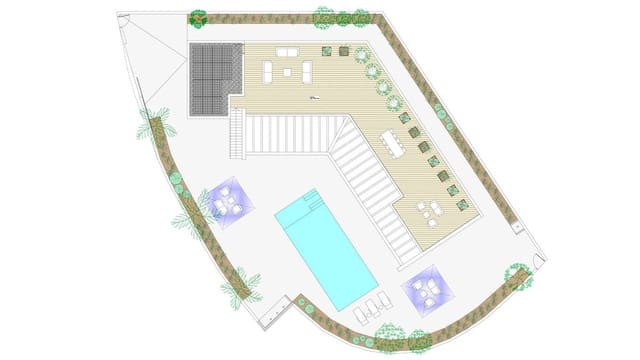 3 soverom Villa til salgs i Cala Flores, Cartagena med svømmebasseng - € 2 490 000 (Ref: 9993208)