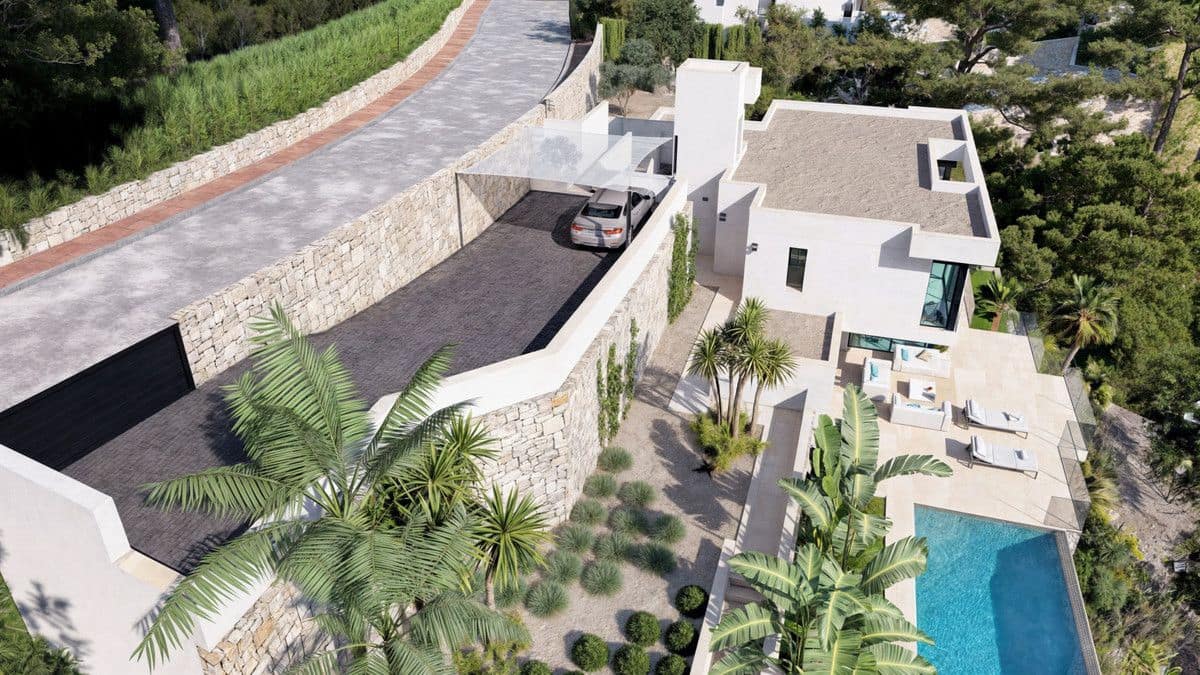 4 makuuhuone Huvila myytävänä paikassa Calpe / Calp mukana uima-altaan - 2 450 000 € (Ref: 9993222)