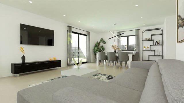 Chalet de 3 habitaciones en Monforte del Cid en venta con piscina - 499.900 € (Ref: 9993360)