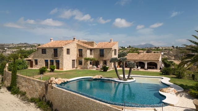 4 chambre Villa/Maison à vendre à Teulada Pueblo, Teulada-Moraira avec piscine garage - 4 400 000 € (Ref: 9114986)