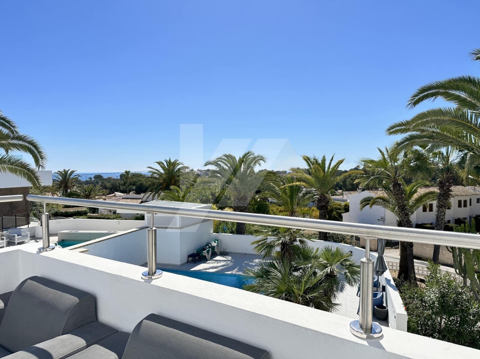 2 makuuhuone Huvila myytävänä paikassa Moraira mukana uima-altaan 
autotalli - 875 000 € (Ref: 9737027)