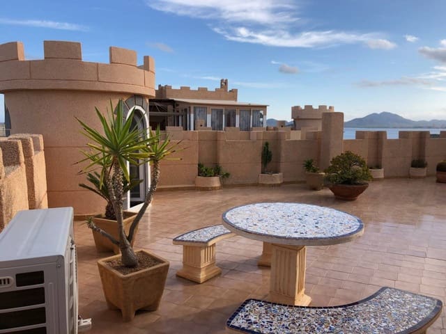 2 bedroom Penthouse for holiday rental in La Manga del Mar Menor with pool garage - € 1,000 (Ref: 4623384)