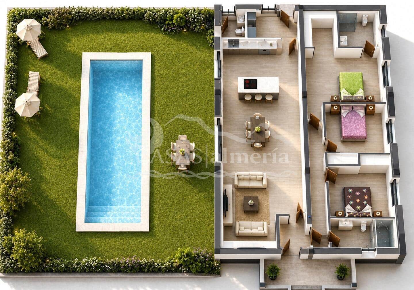 3 bedroom Villa for sale in Purias with pool - € 430,000 (Ref: 2291514)