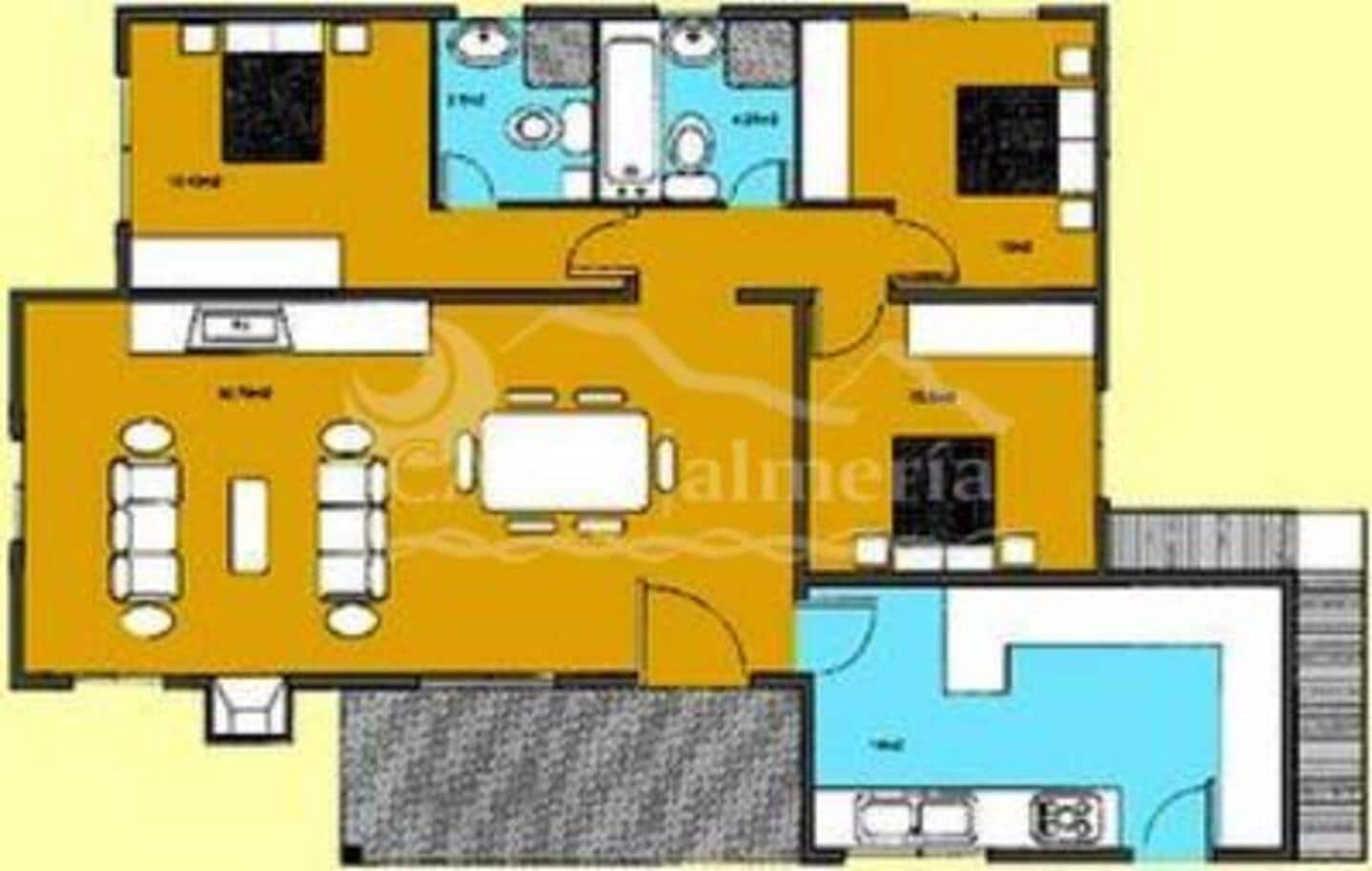 3 sypialnia Willa na sprzedaż w Fuente Amarga - 89 000 € (Ref: 3121624)