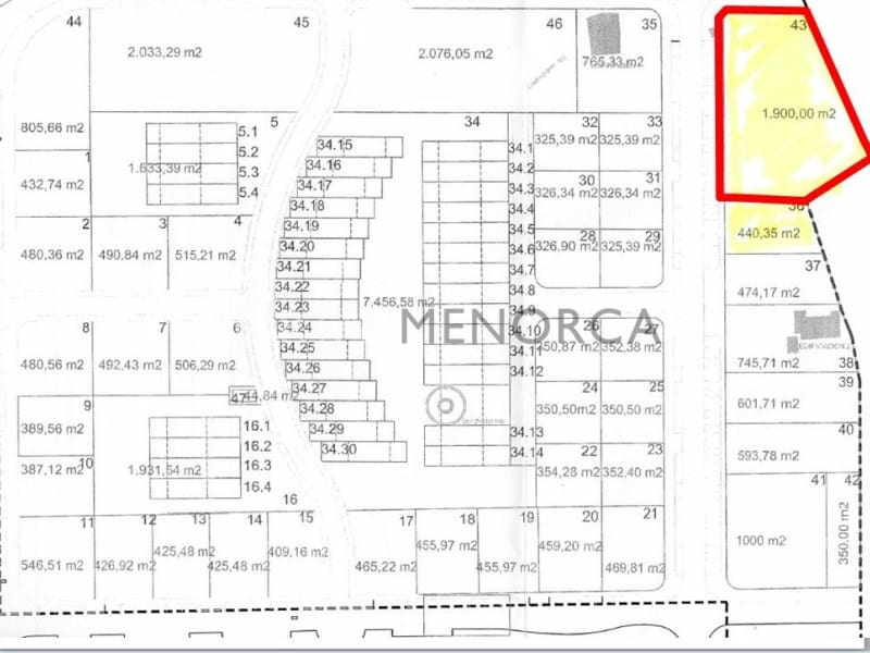 Byggetomt til salgs i Mahon / Mao - € 800 000 (Ref: 6987173)