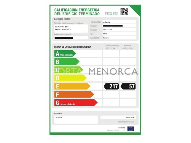 5 soveværelse Villa til salg i Es Castell med swimmingpool - € 695.000 (Ref: 8289340)