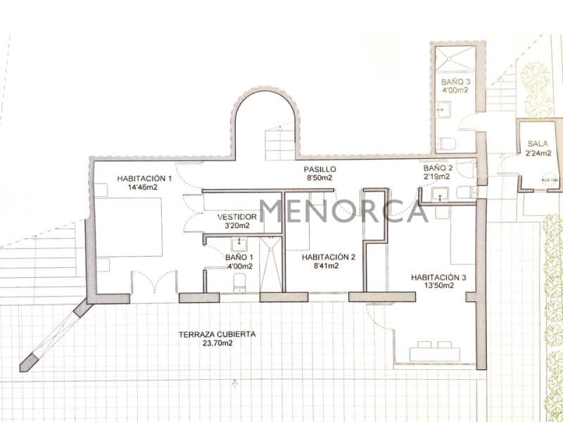 3 sypialnia Willa na sprzedaż w Mahon / Mao - 2 895 000 € (Ref: 8813940)