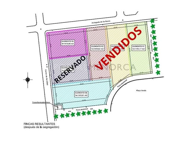 Byggegrund til salg i Son Blanc, Ciutadella de Menorca - € 400.000 (Ref: 8816256)