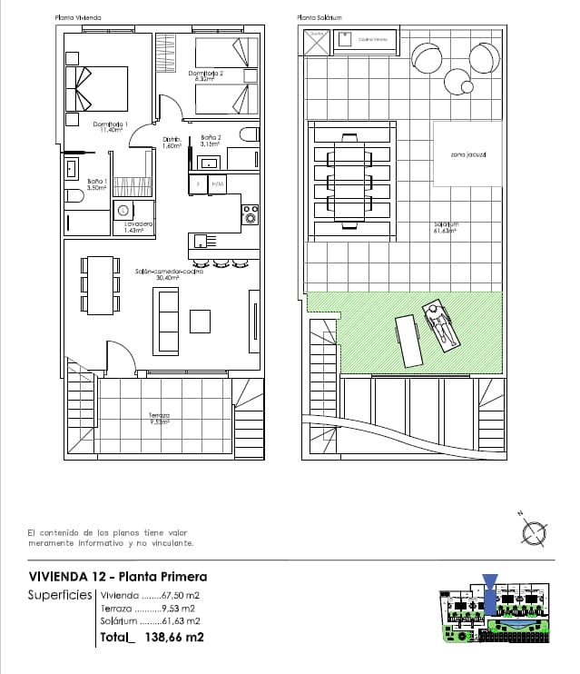 2 makuuhuone Ranta-asunto myytävänä paikassa Pilar de la Horadada - 275 000 € (Ref: 9321531)