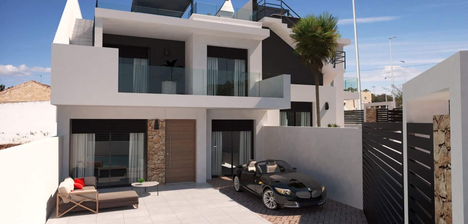 3 quarto Moradia Geminada para venda em Los Montesinos - 366 000 € (Ref: 9530215)