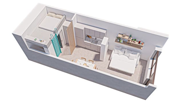 1 makuuhuone Huoneisto myytävänä paikassa Pilar de la Horadada ciudad, Pilar de la Horadada - 89 900 € (Ref: 9576533)