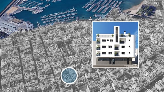 1 chambre Appartement à vendre à Centro - Muelle Pesquero, Torrevieja - 169 000 € (Ref: 9777859)