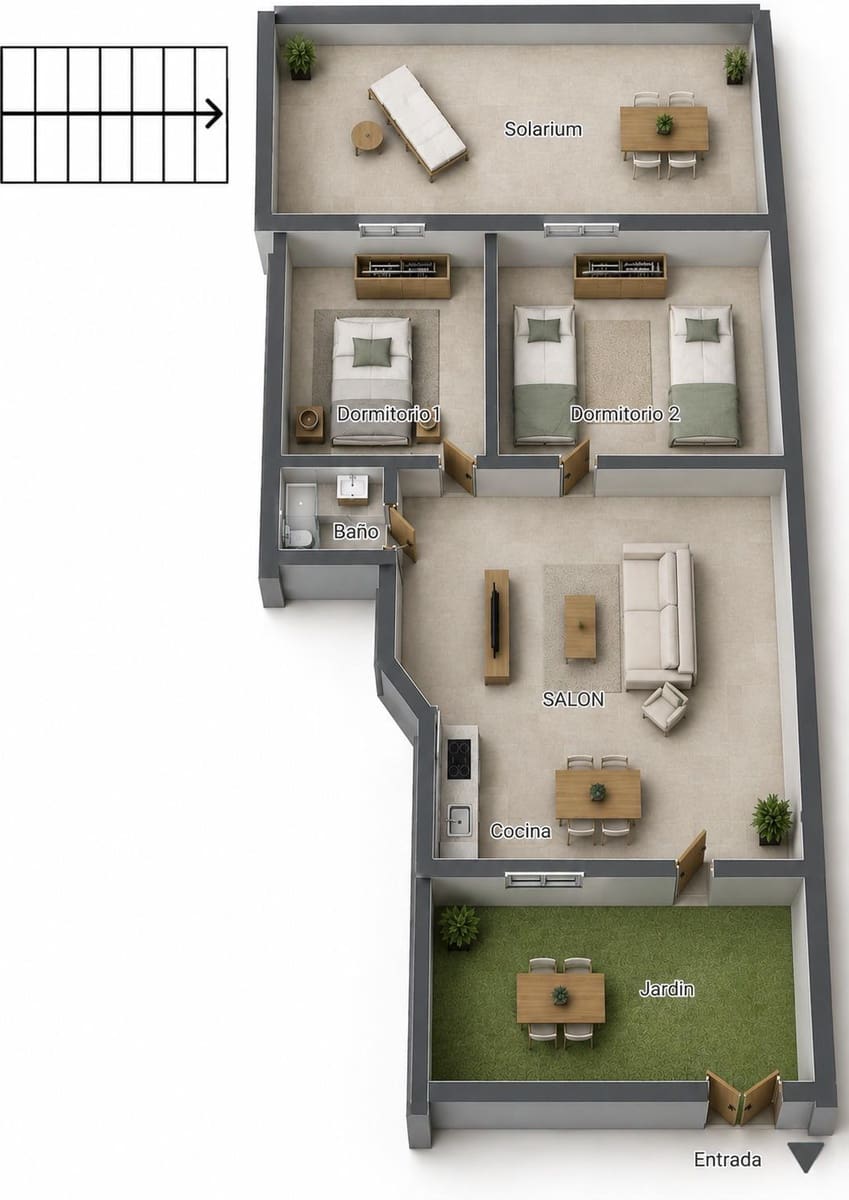 2 quarto Moradia para venda em Torrevieja - 117 000 € (Ref: 10171874)