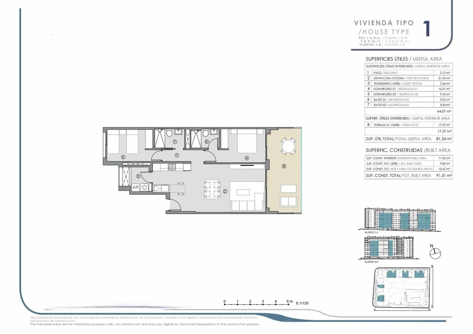 2 soveværelse Lejlighed til salg i Punta Prima med swimmingpool garage - € 334.000 (Ref: 8448218)