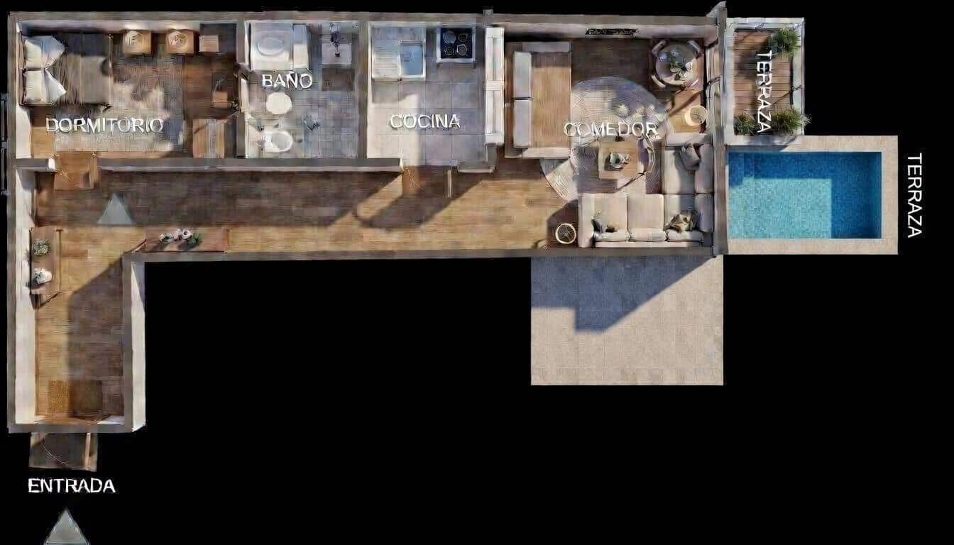 1 soveværelse Lejlighed til salg i Torrevieja med swimmingpool garage - € 119.900 (Ref: 9252225)