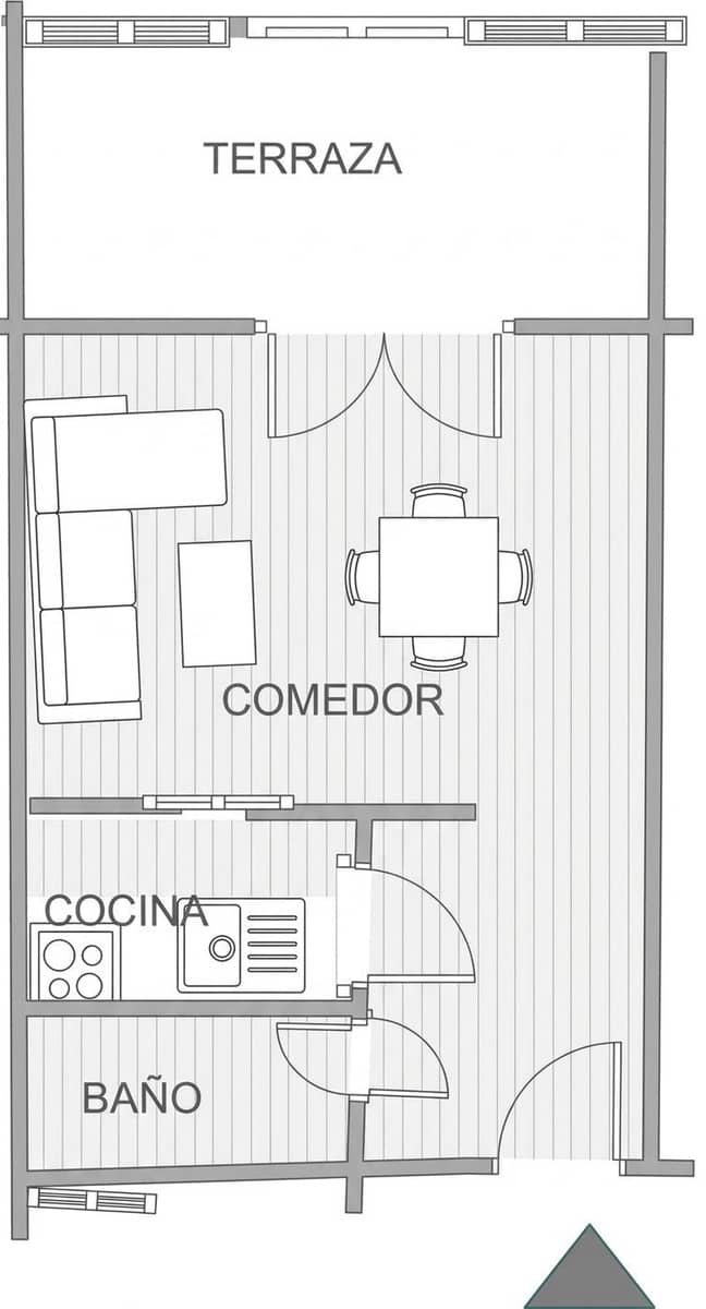 Ático en Torrevieja en venta con piscina garaje - 100.000 € (Ref: 9748164)