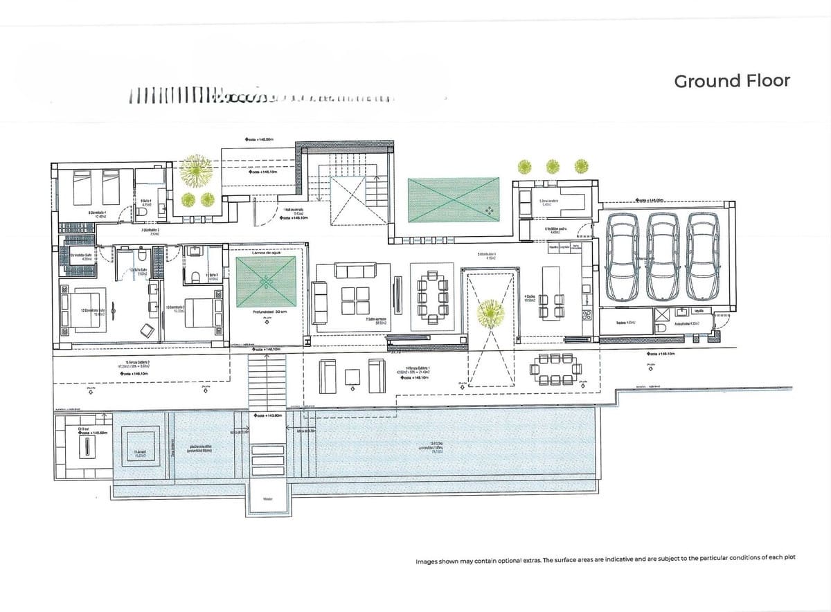 4 soveværelse Villa til salg i Los Flamingos med swimmingpool garage - € 3.200.000 (Ref: 8552878)