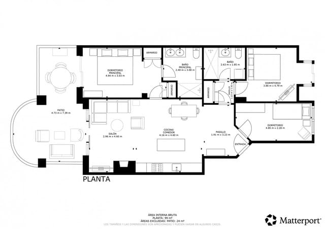 3 Zimmer Apartment zu verkaufen in Guadalmina Alta, Marbella mit Pool Garage - 525.000 € (Ref: 9486871)