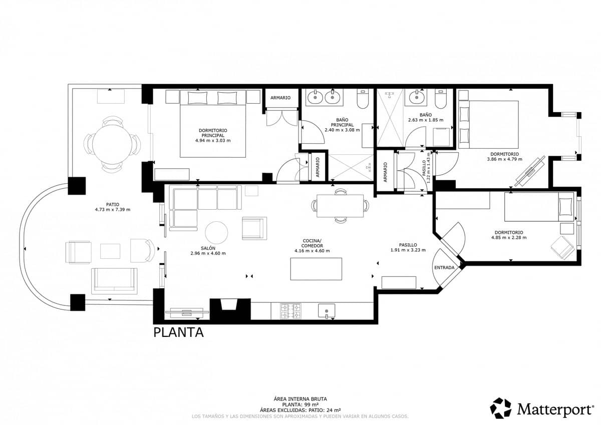 3 soverom Leilighet til salgs i Guadalmina med svømmebasseng garasje - € 525 000 (Ref: 9486871)
