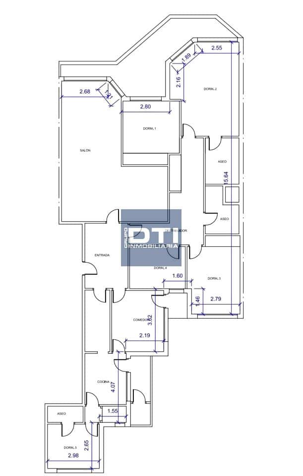 6 slaapkamer Flat te koop in Albacete stad met garage - € 537.000 (Ref: 9394113)