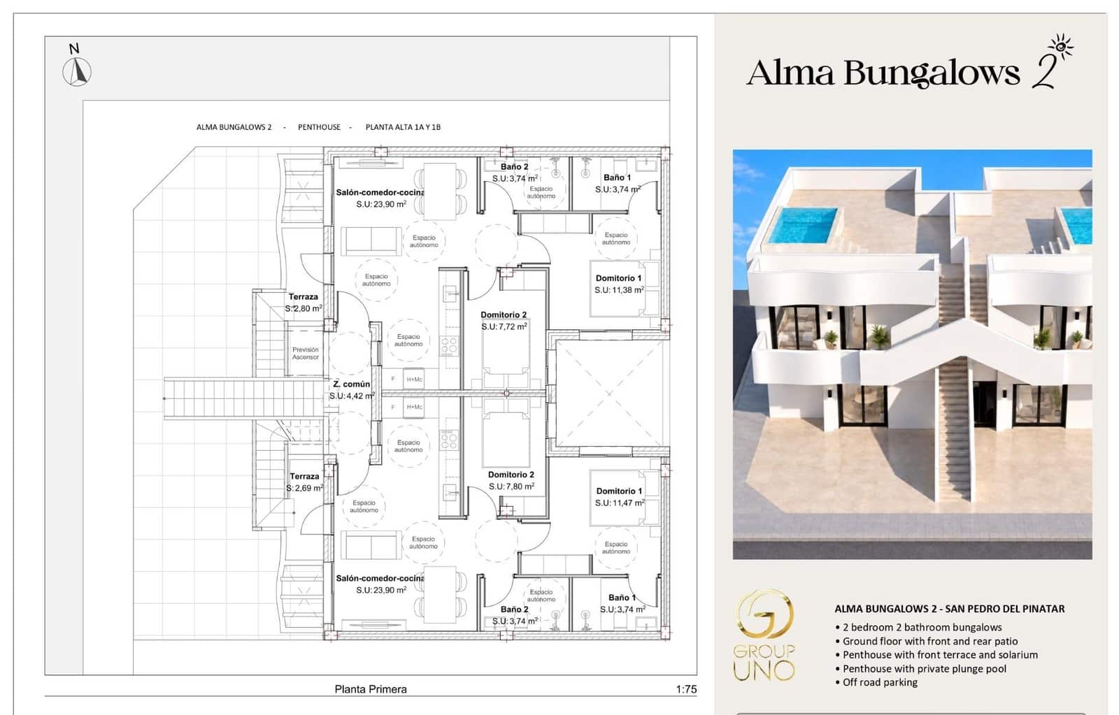 2 camera da letto Appartamento in vendita in San Pedro del Pinatar con piscina garage - 279.950 € (Rif: 10098447)